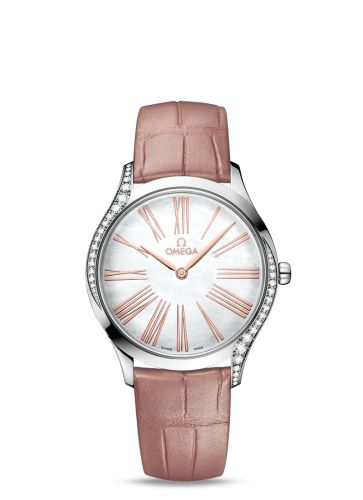 Omega De Ville Trésor 36 Stainless Steel / MOP - Roman / Alligator